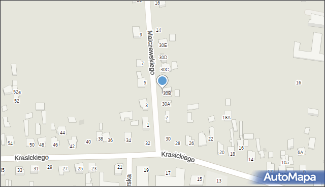 Skaryszew, Malczewskiego Jacka, 6, mapa Skaryszew