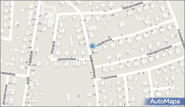Skierniewice, Małkowskiego Stanisława, prof., 5, mapa Skierniewic