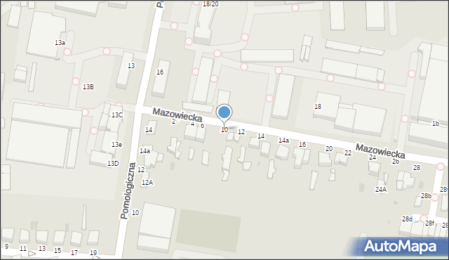 Skierniewice, Mazowiecka, 10, mapa Skierniewic