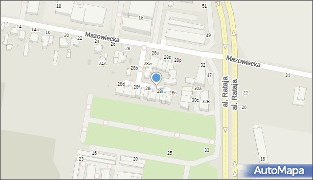Skierniewice, Mazowiecka, 28k, mapa Skierniewic