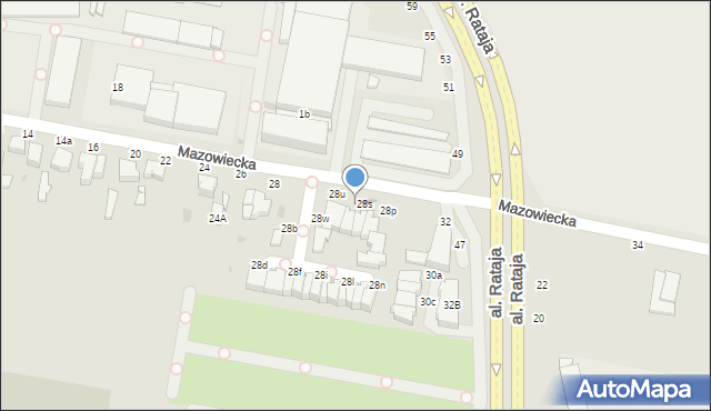 Skierniewice, Mazowiecka, 28t, mapa Skierniewic