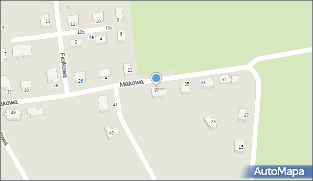 Słupsk, Makowa, 37, mapa Słupska