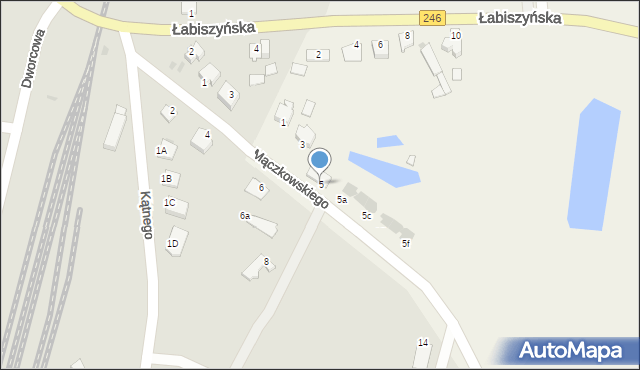 Smolniki, Mączkowskiego Władysława, ks., 5, mapa Smolniki