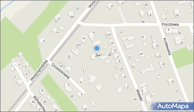 Sochaczew, Matejki Jana, 2BA, mapa Sochaczew