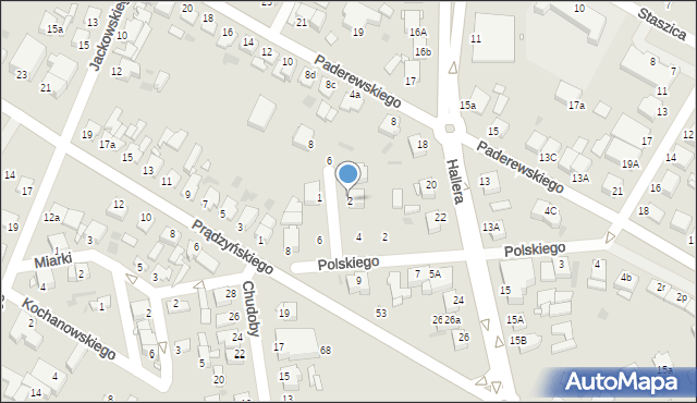Środa Wielkopolska, Maczka Stanisława, gen., 2, mapa Środa Wielkopolska