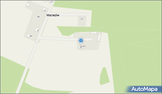 Starawieś, Maciejów, 10, mapa Starawieś