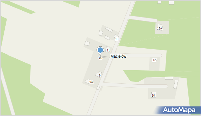 Starawieś, Maciejów, 9b, mapa Starawieś