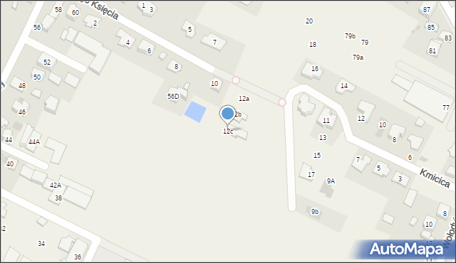 Stare Babice, Małego Księcia, 12c, mapa Stare Babice