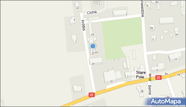 Stare Pole, Marynarki Wojennej, 1c, mapa Stare Pole