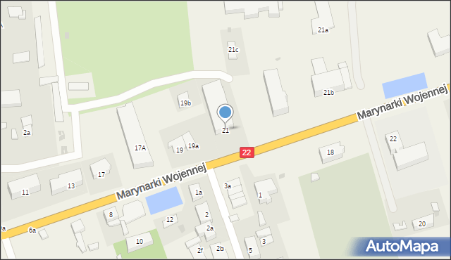 Stare Pole, Marynarki Wojennej, 21, mapa Stare Pole