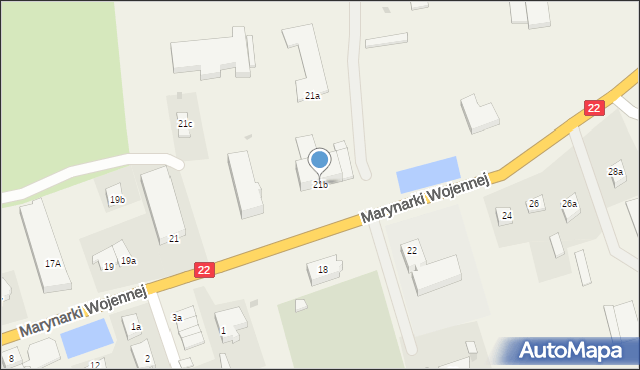 Stare Pole, Marynarki Wojennej, 21b, mapa Stare Pole