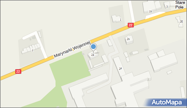 Stare Pole, Marynarki Wojennej, 2f, mapa Stare Pole