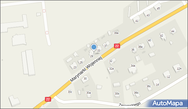 Stare Pole, Marynarki Wojennej, 31, mapa Stare Pole