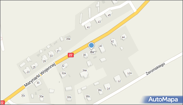 Stare Pole, Marynarki Wojennej, 38a, mapa Stare Pole