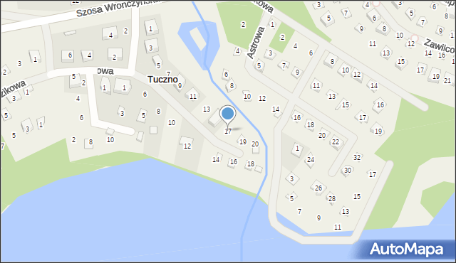 Stęszewko, Malwowa, 17, mapa Stęszewko