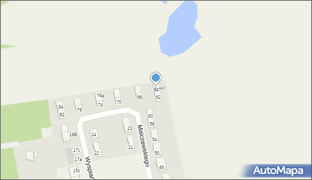 Straszyn, Malczewskiego Jacka, 64, mapa Straszyn