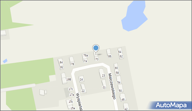 Straszyn, Malczewskiego Jacka, 72, mapa Straszyn