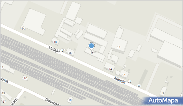 Strzelce Opolskie, Matejki Jana, 15, mapa Strzelce Opolskie