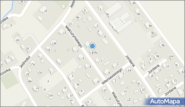 Studzionka, Małcużyńskiego Witolda, 5, mapa Studzionka