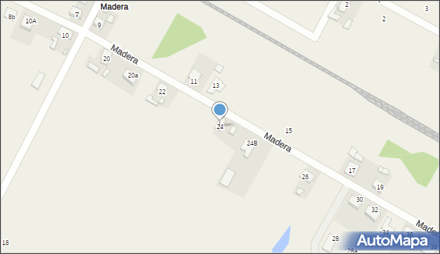 Suchorzew, Madera, 24, mapa Suchorzew