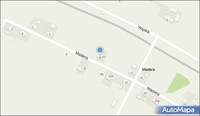 Suchorzew, Madera, 5, mapa Suchorzew