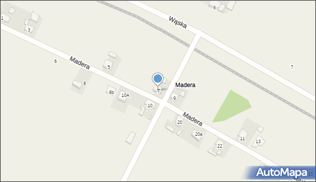 Suchorzew, Madera, 7, mapa Suchorzew