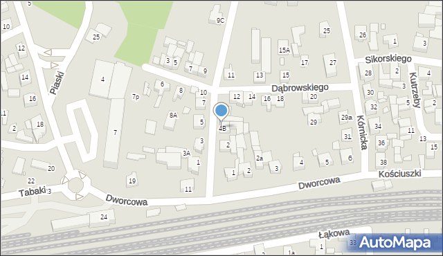 Swarzędz, Marcinkowskiego Karola, 4B, mapa Swarzędz