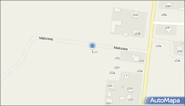 Świdry, Makowa, 7, mapa Świdry