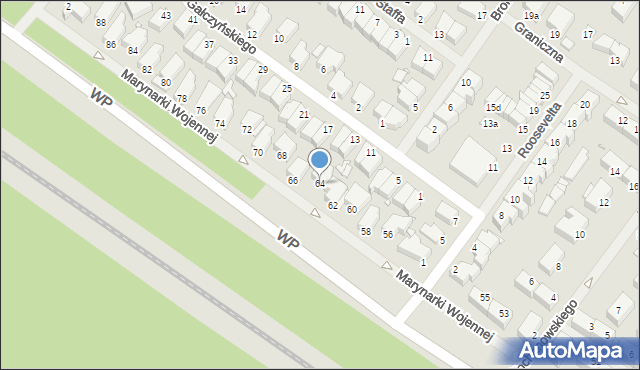 Świnoujście, Marynarki Wojennej, 64, mapa Świnoujście