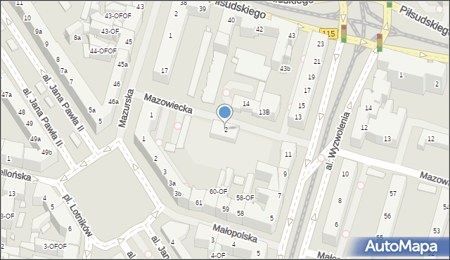 Szczecin, Mazowiecka, 2, mapa Szczecina