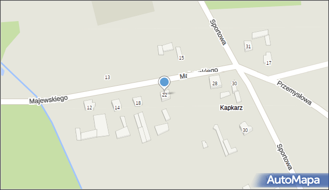 Szczuczyn, Majewskiego Stefana, 22, mapa Szczuczyn