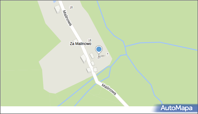 Szczyrk, Malinowa, 20, mapa Szczyrk