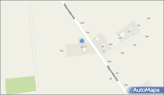 Szewnica, Mazowiecka, 31j, mapa Szewnica