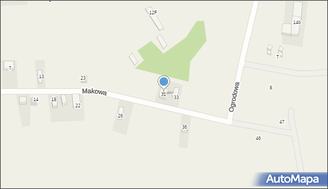 Sztutowo, Makowa, 31, mapa Sztutowo