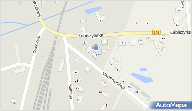 Szubin, Mączkowskiego Władysława, ks., 3, mapa Szubin