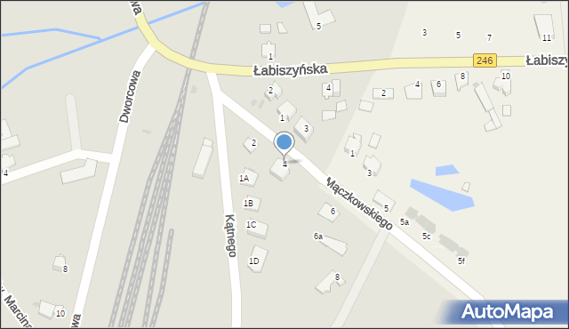 Szubin, Mączkowskiego Władysława, ks., 4, mapa Szubin