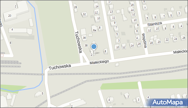 Tarnów, Małeckiego Józefa, 4, mapa Tarnów
