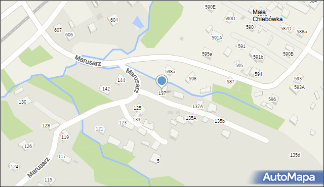 Tarnów, Marusarz Heleny, 137, mapa Tarnów