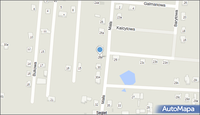 Tarnowskie Góry, Mała, 28a, mapa Tarnowskie Góry