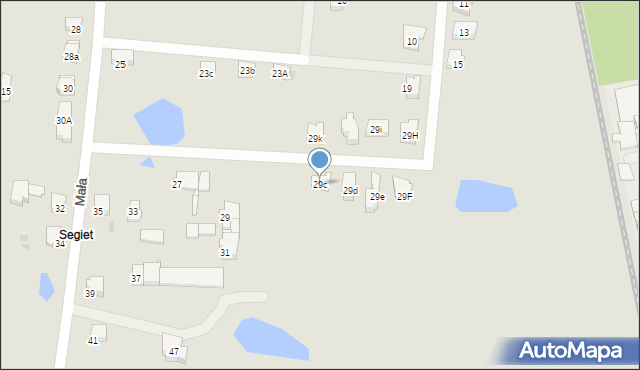 Tarnowskie Góry, Mała, 29c, mapa Tarnowskie Góry