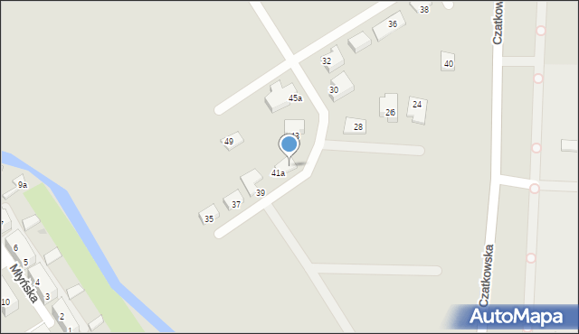 Tczew, Marynarska, 41b, mapa Tczew