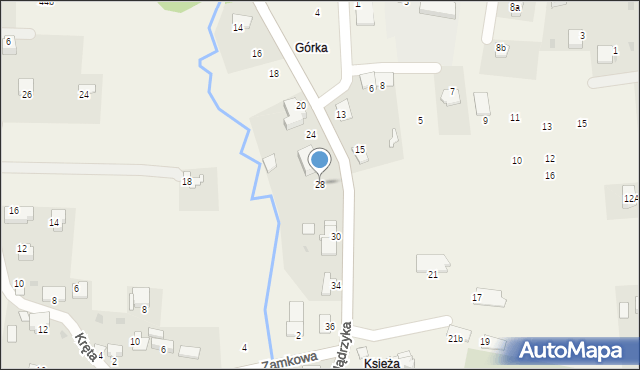 Tenczynek, Mądrzyka Mieczysława, ks., 28, mapa Tenczynek