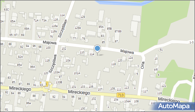 Tomaszów Mazowiecki, Majowa, 116, mapa Tomaszów Mazowiecki
