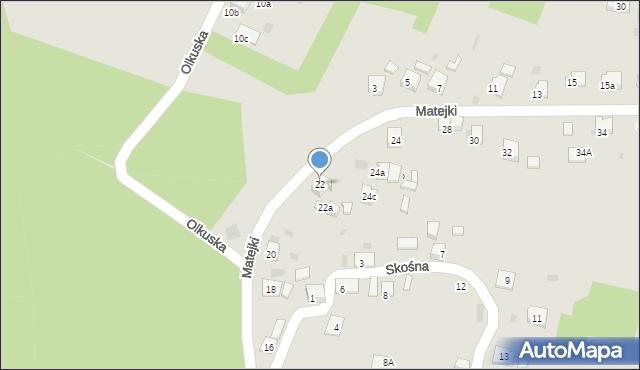 Trzebinia, Matejki Jana, 22, mapa Trzebinia