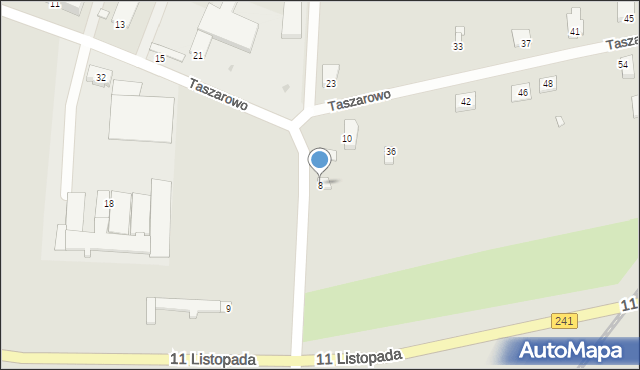 Wągrowiec, Marcinkowo, 8, mapa Wągrowiec