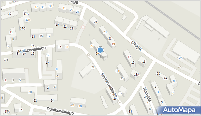 Wałbrzych, Malczewskiego Jacka, 31, mapa Wałbrzycha