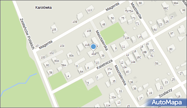 Warszawa, Masztalerska, 41a, mapa Warszawy