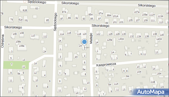 Wejherowo, Matejki Jana, 2, mapa Wejherowo