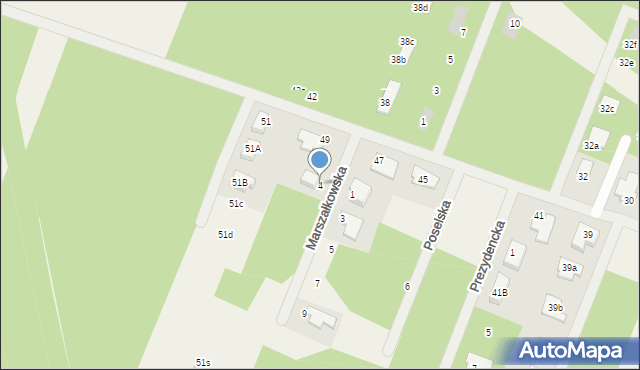 Wieliszew, Marszałkowska, 4, mapa Wieliszew