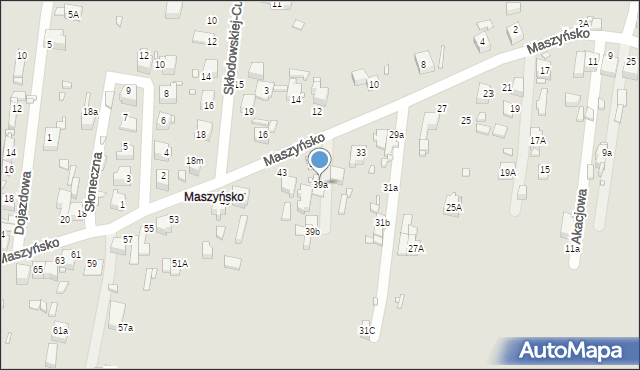 Wojkowice, Maszyńsko, 39a, mapa Wojkowice